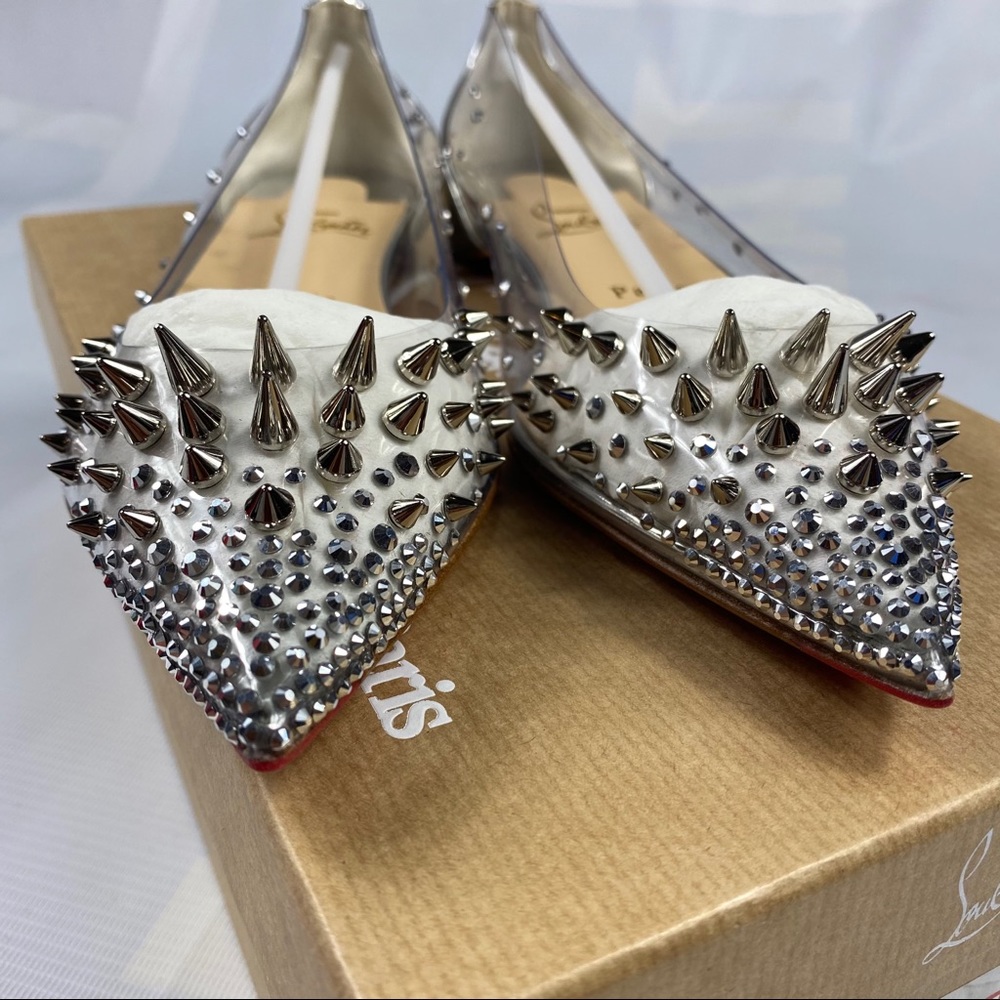 Christian Louboutin Women's Grotika Flats 38.5 NEW - Picture 10 of 16